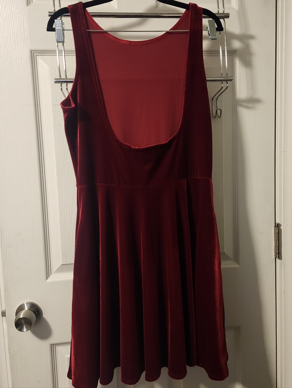 Black Milk Red Velvet Under Bust Women's Dress Size L NWT